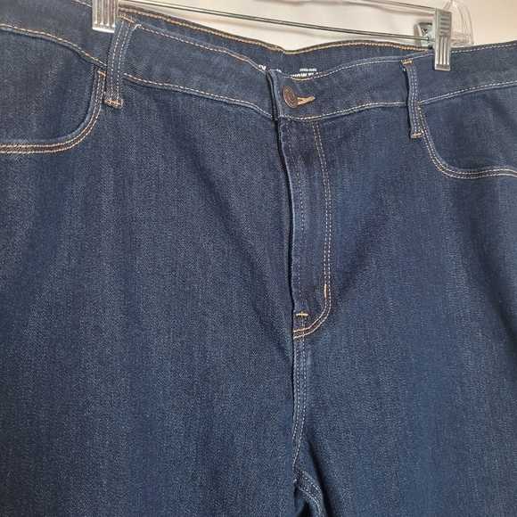 Old Navy High Rise Wow Flare Darkwash Jeans Women's Plus Size 18 Like New - Picture 2 of 8